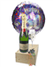 60th Birthday Gift - Moet Champagne - Balloon - Flute