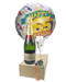 65th Birthday Gift - Moet Champagne - Balloon - Flute