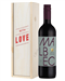 Argentinian Malbec Red Wine Valentines With Love Special Gift Box
