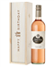 Argentinian Rose Wine Birthday Gift In Wooden Box