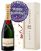 Birthday Champagne and Balloon Gift