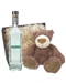 Bloom Gin And Teddy Bear Gift Basket