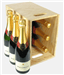 Bollinger Cuvee Champagne Six Bottle Wooden Crate