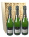 Bollinger Grande Annee Three Bottle Champagne Gift in Wooden Box