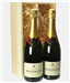 Bollinger Two Bottle Champagne Gift in Wooden Box