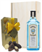 Bombay Gin And Chocolates Gift Set in Wooden Box