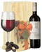 Cabernet Sauvignon Wine and Chocolates Gift Set in Wooden Box