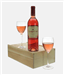 Campo Viejo Rose Wine and Glasses