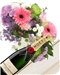 Champagne And Flowers
