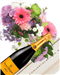 Champagne And Flowers Congratulations Gift