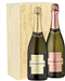 Chandon Sparkling Two Bottle Wine Gift in Wooden Box
