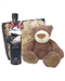 Chase Gin And Teddy Bear Gift Basket