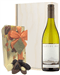 Cloudy Bay Sauvignon Blanc Wine and Chocolates Gift Set in Wooden Box
