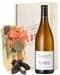 French Chablis White Wine Valentines Wine and Chocolate Gift Box