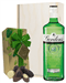 Gordons Gin And Chocolates Gift Set in Wooden Box