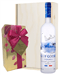 Grey Goose Vodka And Chocolates Gift Set in Wooden Box