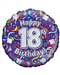 Happy 18th Birthday Helium Balloon Gift