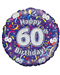 Happy 60th Birthday Helium Balloon Gift