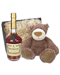 Hennessy VS Cognac and Teddy Bear Gift Basket