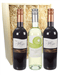 Italian Mixed Three Bottle Wine Gift in Wooden Box