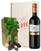 Italian Sangiovese Valentines Wine and Chocolate Gift Box