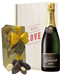Lanson Valentines Champagne and Chocolates Gift Box