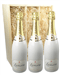 Lanson White Label Three Bottle Champagne Gift in Wooden Box