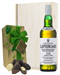 Laphroaig 10 Year Old and Chocolates Gift Set in Wooden Box