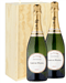 Laurent Perrier Two Bottle Champagne Gift in Wooden Box