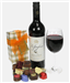Le Jongleur Red Wine and Chocolates Gift Set in Wooden Box