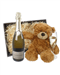 Louis Roederer Champagne and Teddy Bear Gift Basket