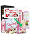 Mini Pink Gin Gift Set - 1 x Christmas Label Prosecco Rose - 1 x Whitley Neill