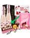 Mini Prosecco Gift Set - 2 x Christmas Label Prosecco Rose Bottles