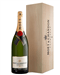 Moet & Chandon Champagne Jeroboam 300cl in Wooden Gift box