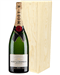 Moet & Chandon Champagne Magnum 150cl in Wooden Gift Box
