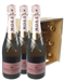 Moet et Chandon Rose Champagne Six Bottle Wooden Crate