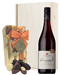 New Zealand Pinot Noir Red Wine Wine and Chocolates Gift Set in Wooden Box
