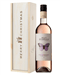 Pinot Grigio Rose Wine Single Bottle Christmas Gift In Wooden Box