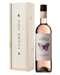 Pinot Grigio Rose Wine Thank You Gift In Wooden Box