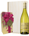 Pouilly Fume White Wine And Chocolates Gift Set in Wooden Box