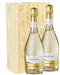 Prosecco Two Bottle Wine Gift in Wooden Box