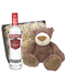 Smirnoff Vodka and Teddy Bear Gift Basket