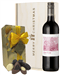 South African Red Wine Christmas Wine and Chocolate Gift Box