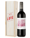 South African Shiraz Red Wine Valentines With Love Special Gift Box