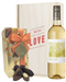 South African White Wine Valentines Wine and Chocolate Gift Box