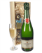 Sumarroca Cava Sparkling Wine and Chocolates Gift Set in Wooden Box