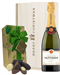Taittinger Christmas Champagne and Chocolates Gift Box