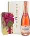 Taittinger Rose Christmas Champagne and Chocolates Gift Box