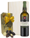 Taylors Chip Dry Port and Chocolates Gift Set in Wooden Box