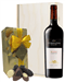Terrazas Reserva Malbec Wine and Chocolates Gift Set in Wooden Box
